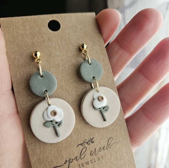 3/$20 Handmade Polymer Clay Earrings - Picture 3 of 3